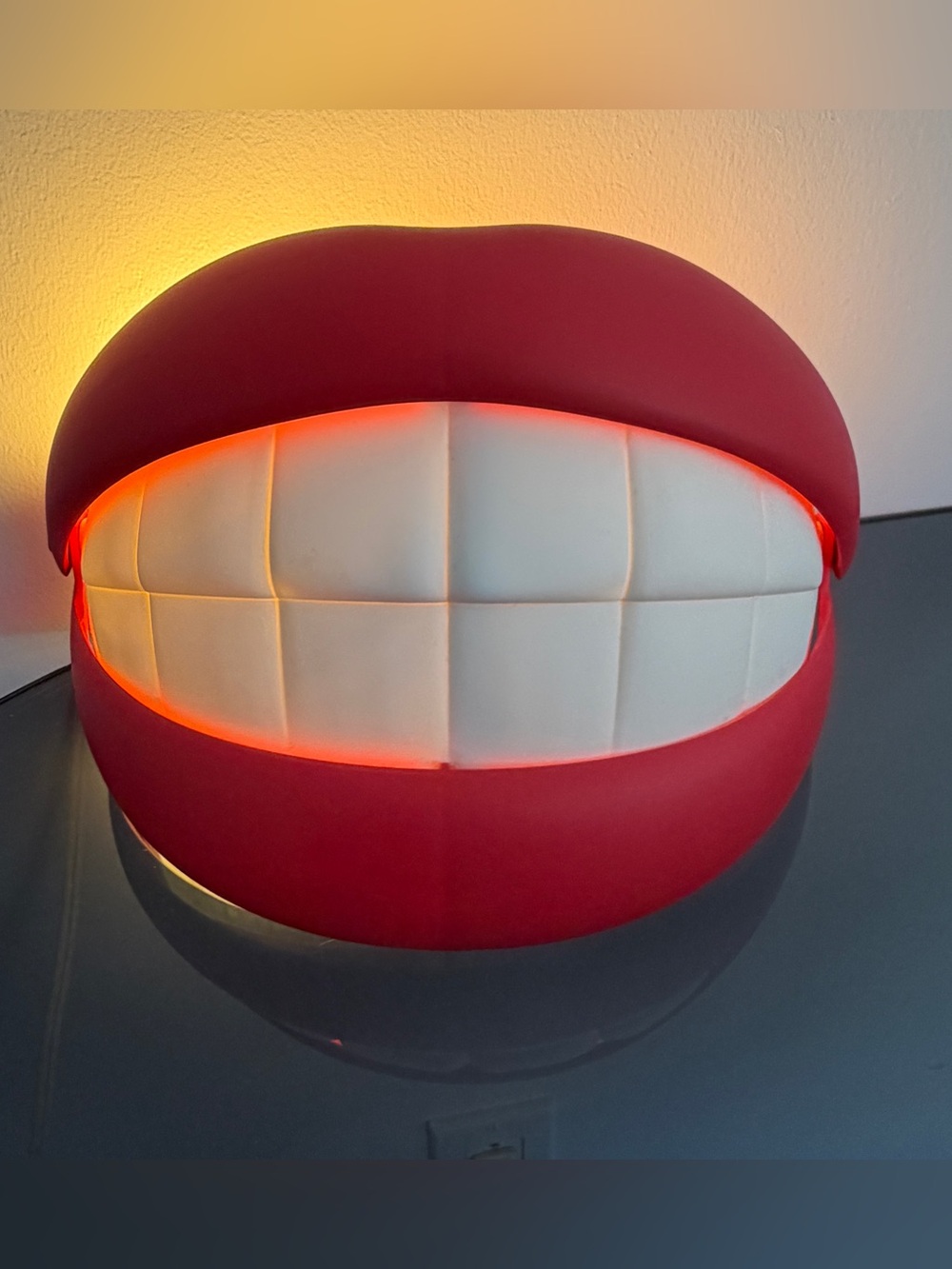 IKEA Flabb Mouth Teeth Lips Wall Lamp - Vintage 90s/Y2K Design Wall Light